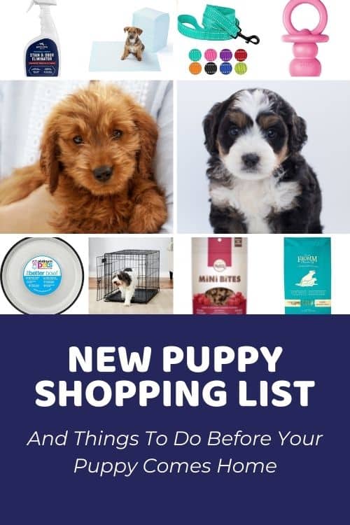 New Puppy Shopping List and Things To Do Before Your Puppy Comes Home