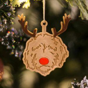 Goldendoodle Christmas Ornament